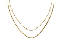 Calvin Klein Sada pozlacených náhrdelníků CK Layered 35000950