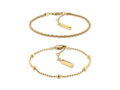 Calvin Klein Set náramků pro ženy CK Layered 35000948 (2x náramek)