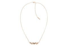 Calvin Klein Slušivý bronzový náhrdelník s krystaly Luster 35000230