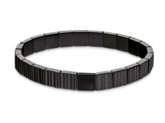 Calvin Klein Stylový černý náramek pro muže Parallel 35100084