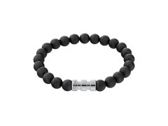 Calvin Klein Stylový korálkový náramek pro muže s&nbsp;onyxem 35000104