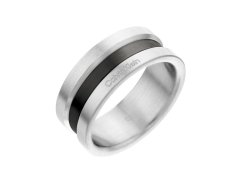 Calvin Klein Stylový pánský prsten z oceli Captured Mesh 35000061 60 mm