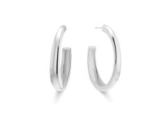 Calvin Klein Výrazné kruhové náušnice Modern Purity 35000835