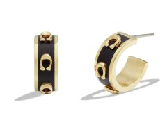 Coach Fashion půlkruhové náušnice pro ženy 37448375GLD001