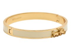 Coach Luxusní pozlacený pevný náramek pro ženy 37335755GLD100