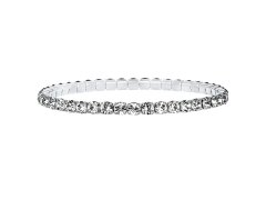 CRYSTalp Elastický tenisový náramek s čirými krystaly Aura 22270.CRY.E