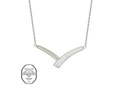 CRYSTalp Ocelový náhrdelník se Swarovski krystaly Secret 12408.E