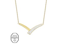 CRYSTalp Pozlacený náhrdelník se Swarovski krystaly Secret 12408.EG