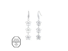 CRYSTalp Visací náušnice s krystaly Swarovski Formentera 42428.E