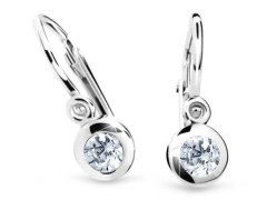 Cutie Diamonds Dětské náušnice z bílého zlata s brilianty DC1537-10-00-X-2
