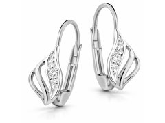 Cutie Diamonds Luxusní náušnice z&nbsp;bílého zlata s&nbsp;brilianty DZ8024-L-55-00-X-2