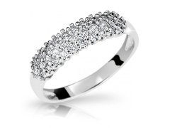 Cutie Jewellery Dokonalý prsten z bílého zlata se zirkony Z6882-1973-10-X-2 62 mm