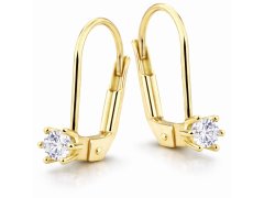 Cutie Jewellery Elegantní visací náušnice se zirkonem Z8012-50-10-X-1