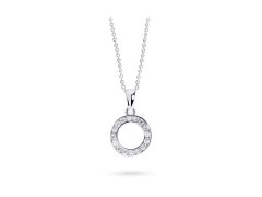 Cutie Jewellery Kruhový přívěsek s očkem z bílého zlata Z3061-40-10-X-2-O