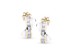 Cutie Jewellery Nadčasové půlkruhové náušnice ze zlata Z5023-30-10-X-1S