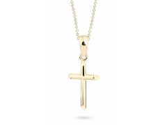 Cutie Jewellery Přívěsek ze žlutého zlata Křížek Z8048-40-10-X-1