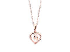 Cutie Jewellery Romantický přívěsek z růžového zlata Z6298-1609-40-10-X-4