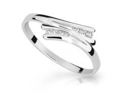 Cutie Jewellery Slušivý zlatý prsten se zirkony Z6711-1950-10-X-2 56 mm