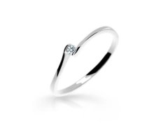 Cutie Jewellery Zásnubní prsten z&nbsp;bílého zlata Z6727-2947-10-X-2 55 mm