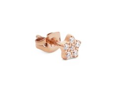 Daniel Wellington Bronzová single náušnice Hvězda s krystaly DW00400854