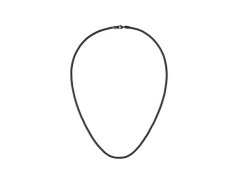 Daniel Wellington Černý ocelový náhrdelník Tide Mesh DW00401100