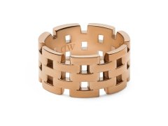 Daniel Wellington Designový bronzový prsten z oceli 5-Link DW0040097 52 mm