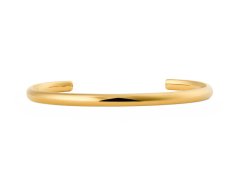 Daniel Wellington Elegantní otevřený náramek z&nbsp;pozlacené oceli Arch DW0040198 18,5 cm