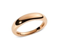 Daniel Wellington Minimalistický prsten z pozlacené oceli Flow DW00402040 50 mm