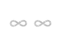Daniel Wellington Nadčasové náušnice Nekonečno s kubickými zirkony Mirelle DW00401616