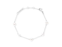 Daniel Wellington Ocelový náramek s&nbsp;perlami Swarovski Pearl Step DW00402106