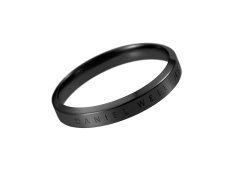 Daniel Wellington Originální černý prsten Classic DW00400 48 mm