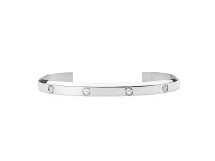 Daniel Wellington Otevřený pevný náramek Classic Lumine DW004017 15,5 cm