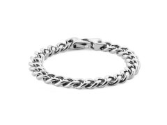 Daniel Wellington Pánský ocelový náramek Ellipse Cuban Chain DW0040166 18,5 cm