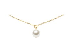 Daniel Wellington Pozlacený náhrdelník s perlou Swarovski Pearl DW00401958