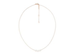 Daniel Wellington Pozlacený náhrdelník se Swarovski perlami Pearl Trio DW00402111
