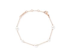 Daniel Wellington Pozlacený náramek s perlami Swarovski Pearl Step DW00402108