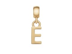 Daniel Wellington Pozlacený přívěsek písmeno "E" Charms DW00400488