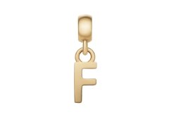 Daniel Wellington Pozlacený přívěsek písmeno "F" Charms DW00400489