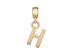 Daniel Wellington Pozlacený přívěsek písmeno "H" Charms DW00400491