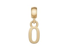 Daniel Wellington Pozlacený přívěsek písmeno "O" Charms DW00400498