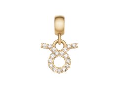 Daniel Wellington Pozlacený přívěsek s krystaly Býk Crystal Zodiac DW00400756