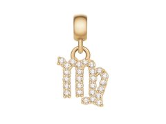 Daniel Wellington Pozlacený přívěsek s krystaly Panna Crystal Zodiac DW00400760