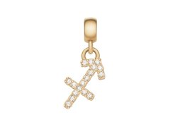 Daniel Wellington Pozlacený přívěsek s krystaly Střelec Crystal Zodiac DW00400765