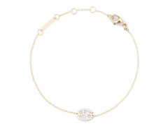 Daniel Wellington Pozlacený řetízkový náramek znamení Rak Crystal Zodiac DW00400910