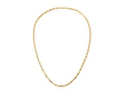 Daniel Wellington Pozlacený unisex náhrdelník z oceli Ellipse DW00402102 50 cm