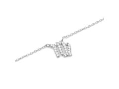 Daniel Wellington Půvabný ocelový náhrdelník znamení Panna Crystal Zodiac DW00400948