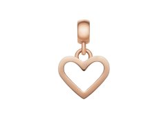Daniel Wellington Srdíčkový přívěsek z pozlacené oceli Charms DW00400428
