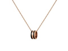 Daniel Wellington Stylový bronzový náhrdelník s kruhovým přívěskem Emalie DW00400305