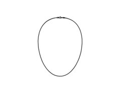 Daniel Wellington Stylový černý náhrdelník z oceli Tide Mesh DW00401105