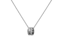 Daniel Wellington Stylový ocelový náhrdelník s kruhovým přívěskem Elevation DW00400195